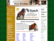 Tablet Screenshot of horse-boarding.northalabama.net